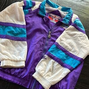 Jump Ball Club V I N T A G E  Utah Jazz lightweight jacket Size 16-18